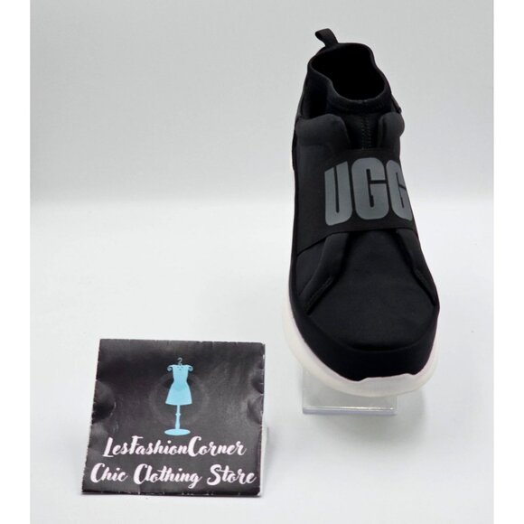 Ugg Women's Black Neoprene Neutra Trainer Slip-On Platform Sneakers Size 9 2859 - Picture 15 of 16